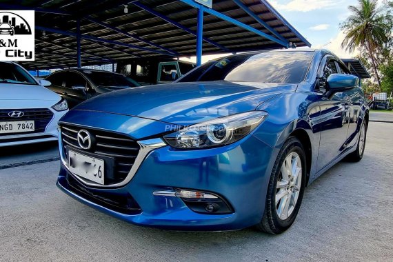 Pre-owned Blue 2018 Mazda 3  SkyActiv V Sedan for sale