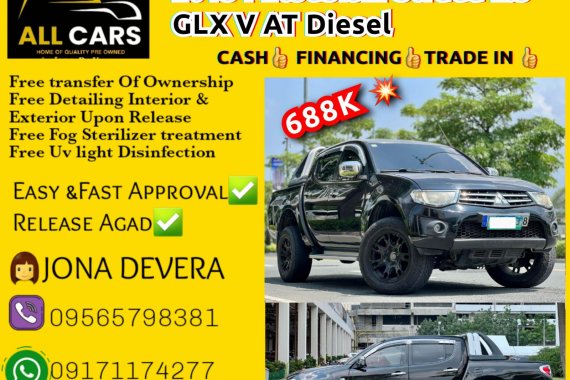 2013 Mitsubishi Strada 2.5 GLX V AT Diesel

Php - 688,000 Only👩JONA DE VERA  
09565798381Viber!