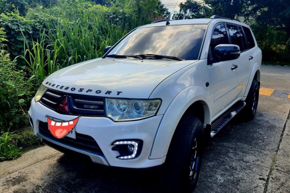 2014 Mitsubishi Montero Sport GLSV Ralliart Pearl White