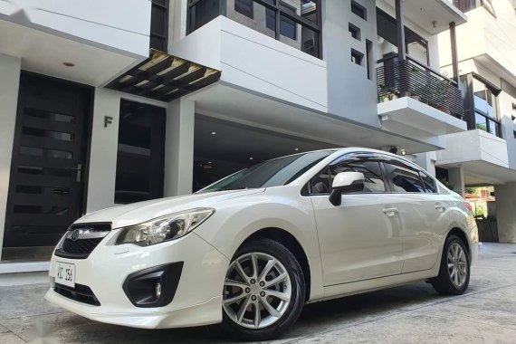 Pearl White Subaru Impreza 2014 for sale in Quezon City