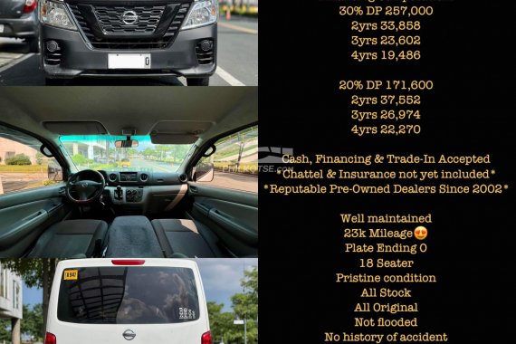 For Sale! 2019 Nissan Urvan NV350 Manual Diesel call now 09171935289