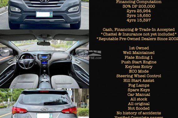Sell pre-owned 2013 Hyundai Santa Fe 2.2 CRDi GLS 4x2 AT call now 09171935289