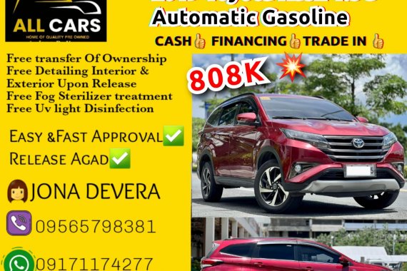 2019 Toyota Rush 1.5G Automatic Gas ❗808,000 Only!
📞👩MS. JONA(09565798381-VIBER)