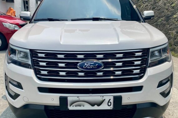 White Ford Explorer 2017 for sale in Pasig