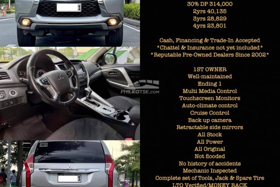 2017 Mitsubishi Montero GLS Automatic Diesel call 09171935289 for more details