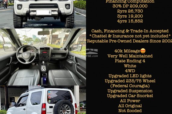 FOR SALE!!! White 2016 Suzuki Jimny 4x4 Automatic Call Now still negotiable 09171935289