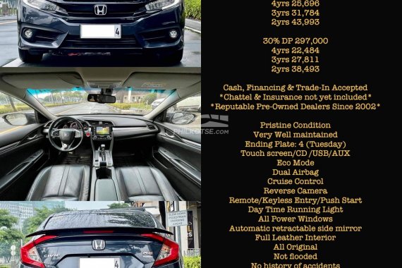 RUSH sale! 2018 Honda Civic RS Turbo Automatic Gas negotiable call now 09171935289