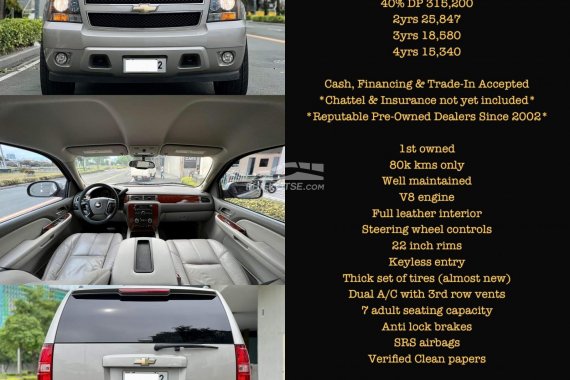 For Sale! 2009 Chevrolet Tahoe 4x2 LT Automatic Gas call now 09171935289