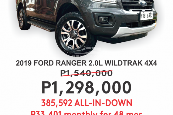 2019 FORD RANGER  WILDTRAK 4X4