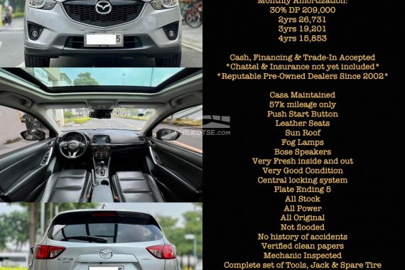 For Sale! 2015 Mazda CX-5 2.5L AWD Sport Automatic Gas call now 09171935289