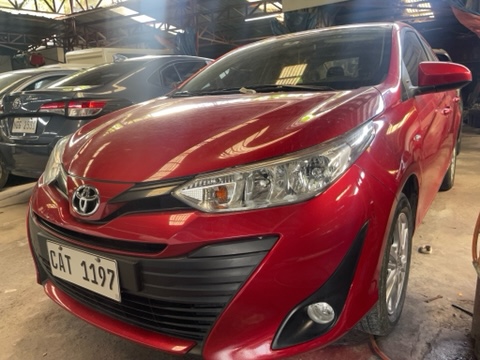 2019 Toyota Vios 1.3 E Manual Red Mica