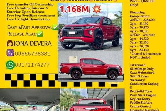 2021 Mitsubishi Strada 2.4 GLS 4x2 Automatic Diesel 
  📞JONA DE VERA 09507471264  
09565798381Viber