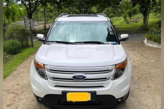 RUSH SALE: 2014 White Ford Explorer  Limited EcoBoost 