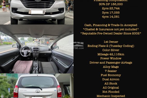 FOR SALE!!! Silver 2018 Toyota Avanza 1.3 E AT affordable price