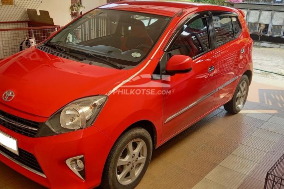 Red 2015 Toyota Wigo   for sale