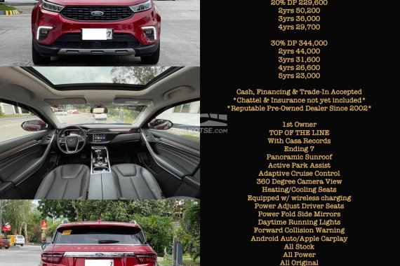 Selling Red 2021 Ford Territory 1.5L EcoBoost Titanium+ Negotiable upon viewing call 09171935289