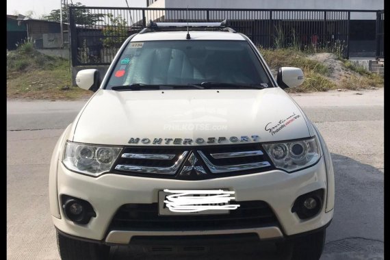 Need to sell Pearl white 2014 AT Mitsubishi Montero Sport SUV / Crossover second hand