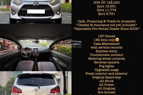 For Sale!2019 Toyota Wigo 1.0 G MT call for more details 09171935289