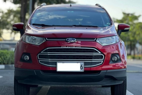 Red 2017 Ford EcoSport 1.5 Manual Gas Crossover second hand for sale