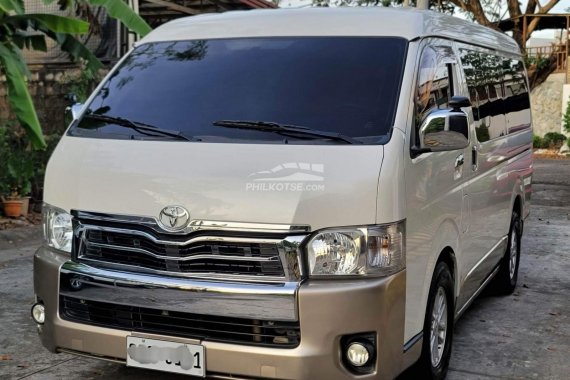 Pearlwhite 2016 Toyota Hiace Super Grandia Van Artista Van for sale