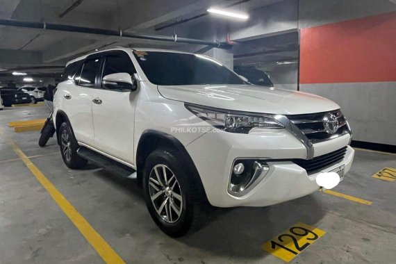 Second hand White 2017 Toyota Fortuner 2.4 V Pearl Diesel 4x2 AT for sale