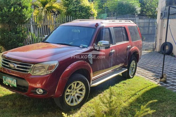 Red 2013 Ford Everest  Ambiente 2.2L4x2 AT Automatic for sale