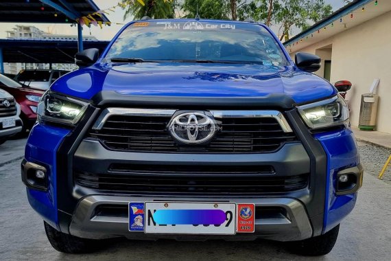 Blue 2021 Toyota Hilux Conquest 2.4 4x2 AT  for sale