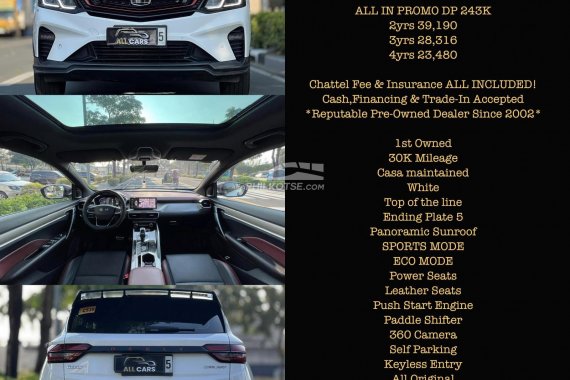 Available 2020 Geely Coolray Limited Sport Automatic Gas