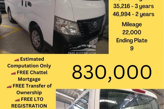 NISSAN URVAN NV350 2018