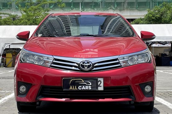 RUSH sale! Red 2015 Toyota Altis 1.6 G Automatic Gas Sedan cheap price