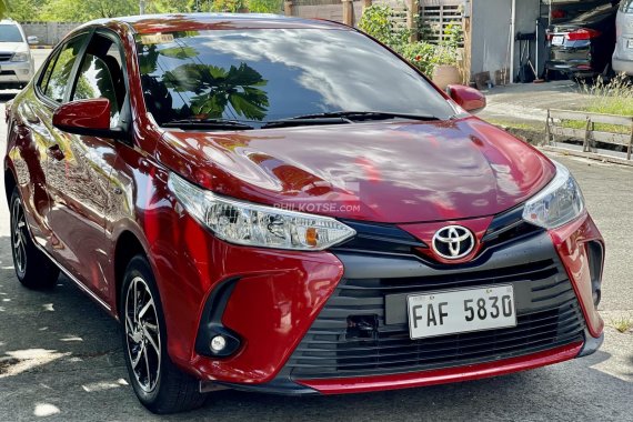 2021 Toyota Vios 1.3 XLE CVT Automatic Red Mica Metallic +63 920 975 9775