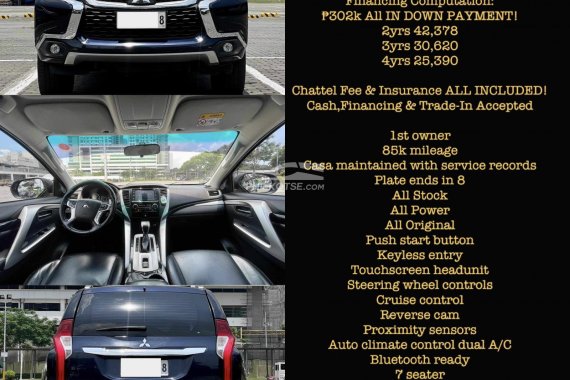 2016 Mitsubishi Montero GLS Premium 4x2 Automatic Diesel negotiable call 09171935289