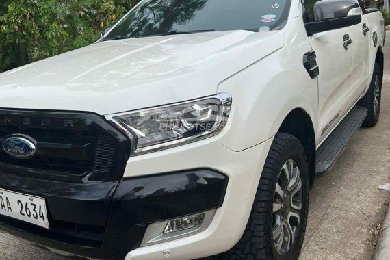 Selling White 2017 Ford Ranger Wild Track 3.2, 4X4 A/T, 80000kM