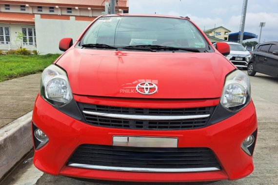 Red 2016 Toyota Wigo  1.0 G AT  for sale