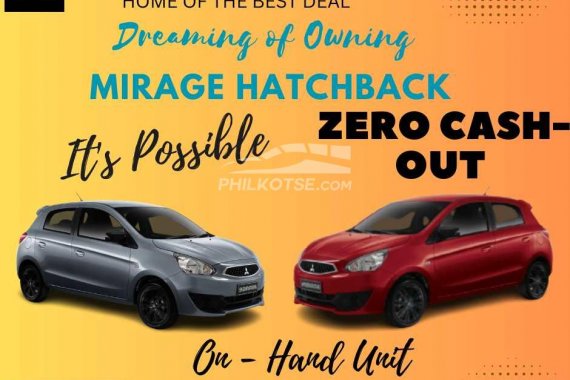 HOT PROMO! 2023 Mirage GLX CVT Hatchback 