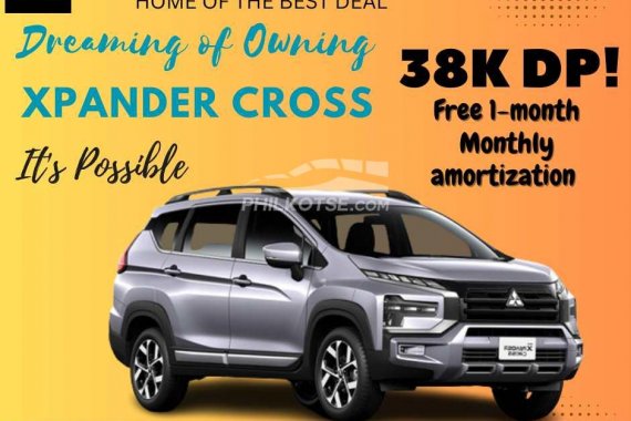 HOT PROMO!  2023 XPANDER CROSS 1.5G 2WD AT TWOTONE
