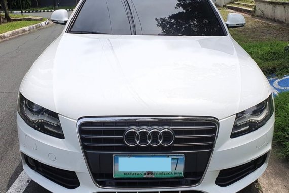 White 2009 Audi A4 2.0 TDI for sale