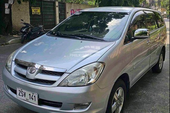 Selling Silver Toyota Innova 2.0 G M/T Dec 2008 model by first owner; low mileage Quezon City owner