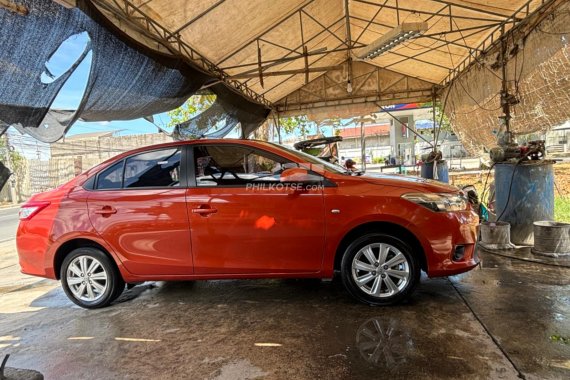 HOT SALE 🔥Toyota Vios 1.3E dual AMT metallic orange looks new with clean title, no issues