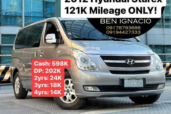 2012 Hyundai Grand Starex 2.5 Automatic Turbo Diesel 202K ALL-IN PROMO Downpayment