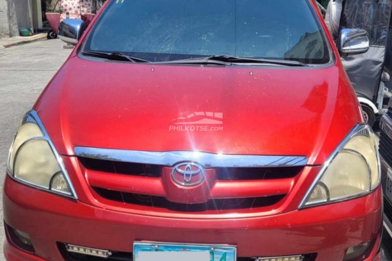 Selling Red 2007 Toyota Innova  2.0 E Gas MT second hand