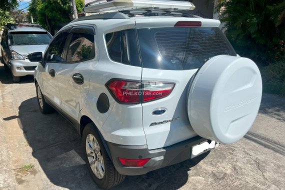 Selling White 2015 Ford EcoSport  1.5 L Titanium AT second hand