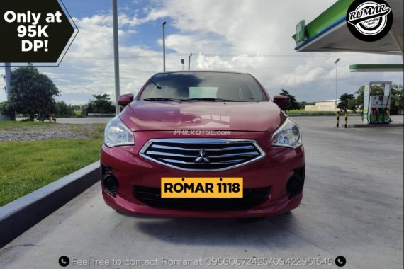 Second hand Red 2020 Mitsubishi Mirage G4  GLX 1.2 CVT for sale in Urdaneta City Pangasinan