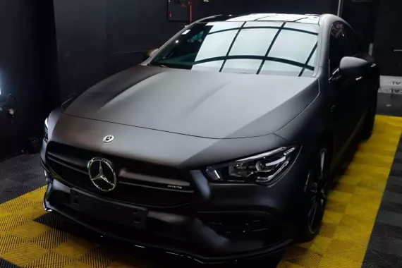 Black 2021 Mercedes-Benz CLA-35 AMG Sedan for sale