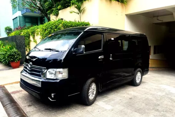 Pre-owned Black 2018 Toyota Hiace Super Grandia Leather 2.8 AT for sale