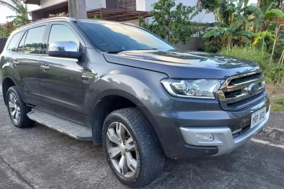 Selling Grey 2017 Ford Everest  Titanium 2.2L 4x2 AT 1st owner  68k mileage