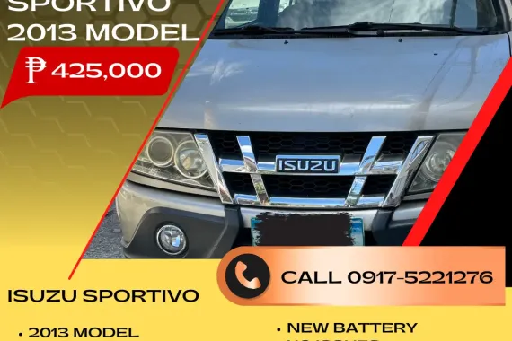 2013 Isuzu Sportivo SUV for sale (in good condition)