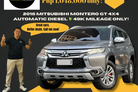 2016 Mitsubishi Montero GT 4x4 AT Diesel ☎️ 📲 09279850198 / JESSEN “Kakotse”MENDOZA  🚘🚙
