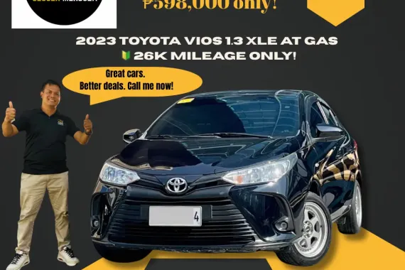 2023 Toyota Vios 1.3 XLE AT GAS  ☎️ 09279850198 / JESSEN” Kakotse “MENDOZA🚘🚙