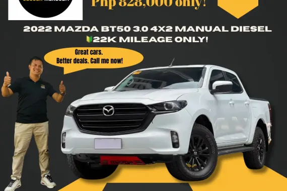 2022 Mazda BT50 3.0 4x2 Manual Diesel 🚘22k Mileage ☎️ 09279850198  /JESSEN” Kakotse “MENDOZA 